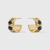 Dolce Stone Hoop Earring