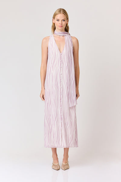 Zuri Chiffon Midi Dress