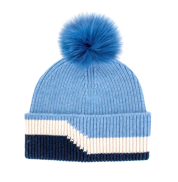 Cashmere 3-Tone Beanie