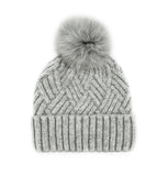 Knit Hat with Pom