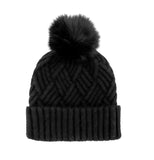 Knit Hat with Pom