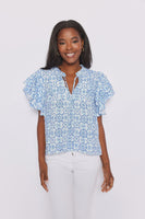 Ruffle Sleeve Top