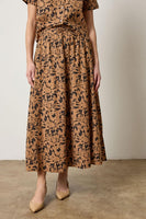 Paneled Maxi Skirt