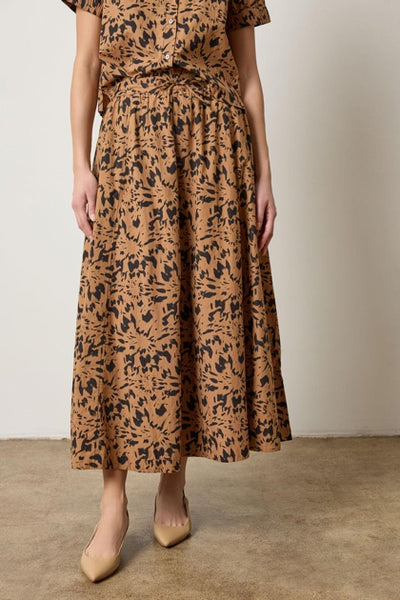 Paneled Maxi Skirt