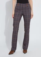 Patterned Pintuck Ponte Baby Boot Pant