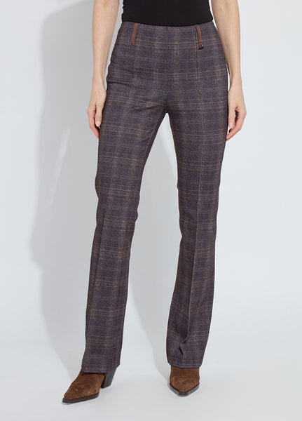 Patterned Pintuck Ponte Baby Boot Pant
