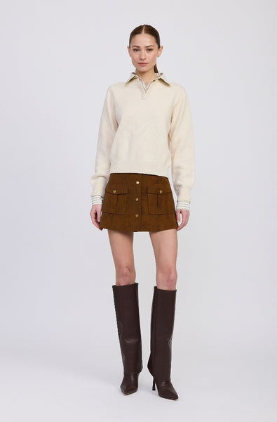 Azra Mixed Media Sweater