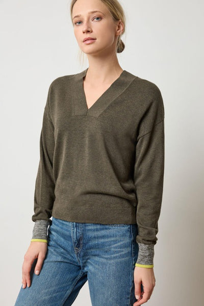 V-Neck Pullover Sweater
