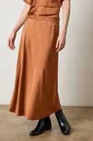 Satin Bias Maxi Skirt