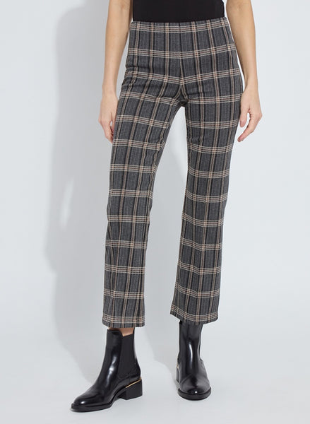 Elysse Ankle Pant Plaid