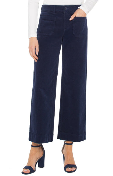 Corduroy Crop Wide Leg
