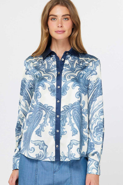 Printed Collared Shirt