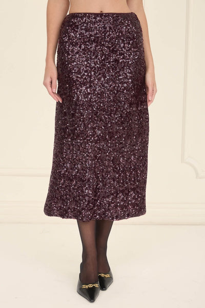 Sequin Skirt Midi