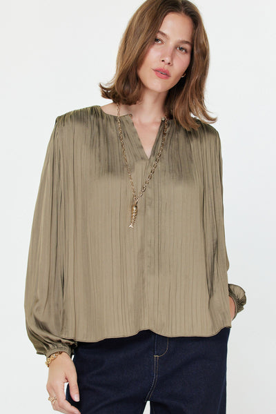 Pleated Blouse