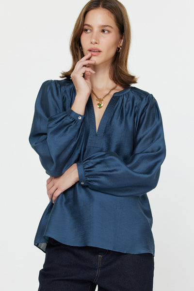 Split Neck Blouse