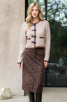 Cheetah Midi Skirt