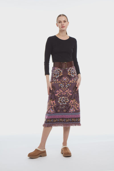 Camille Fringe Skirt
