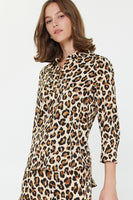 Leopard Button Down Shrt