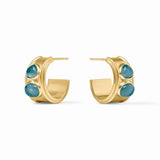 Dolce Stone Hoop Earring