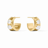 Dolce Stone Hoop Earring