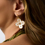 Colette Statement Hoop & Charm Earring
