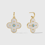 Colette Statement Hoop & Charm Earring