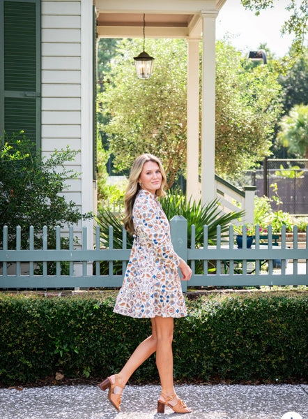 Long Sleeve Tunic Flare Dress