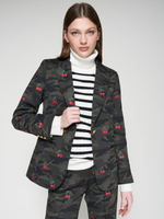 Heather Embroidered Cherry Blazer