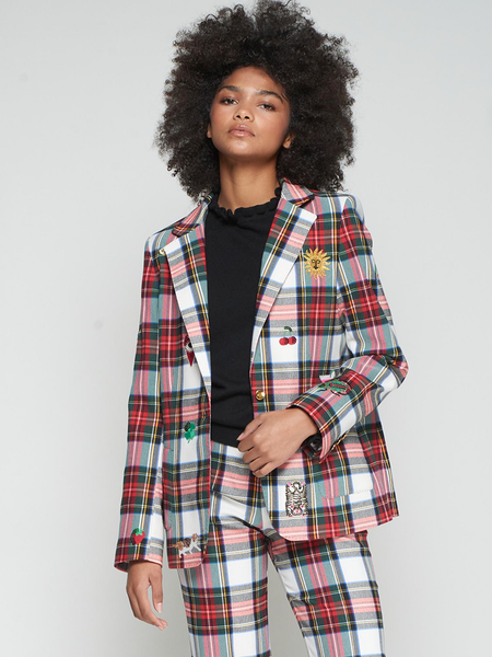 Gadea Plaid Blazer
