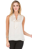 Tie Front Shell Top
