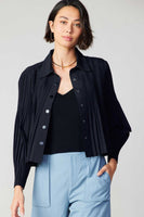 Button Down Cropped Jacket