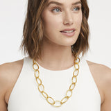 Fleur de Lis Link Necklace