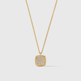 Noel Pave Solitaire Necklace